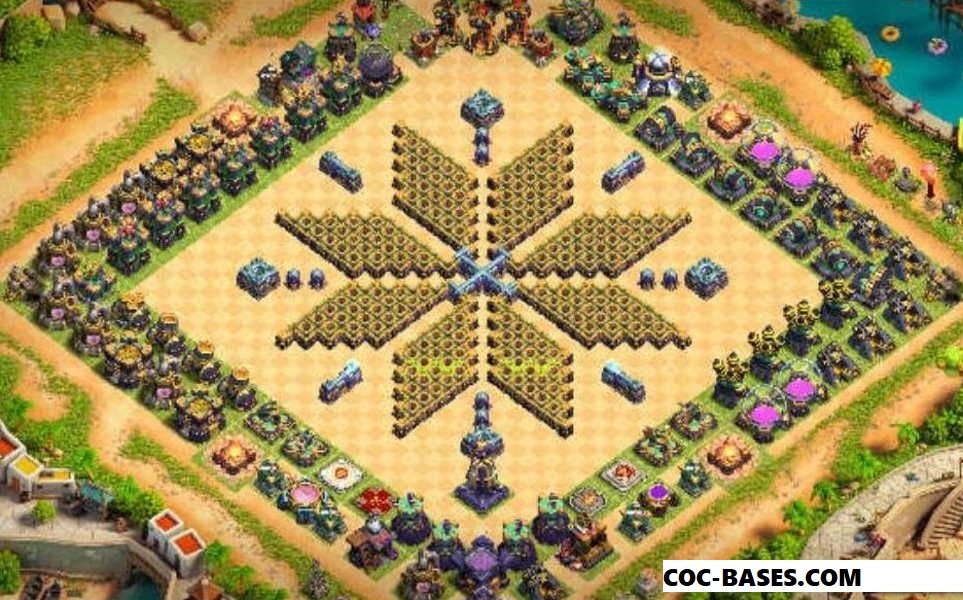 coc th 15 funny base