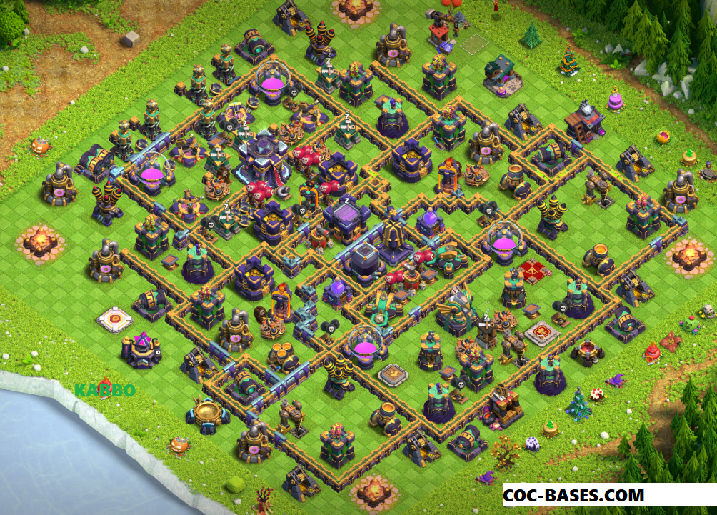 Town Hall 15 farming bases