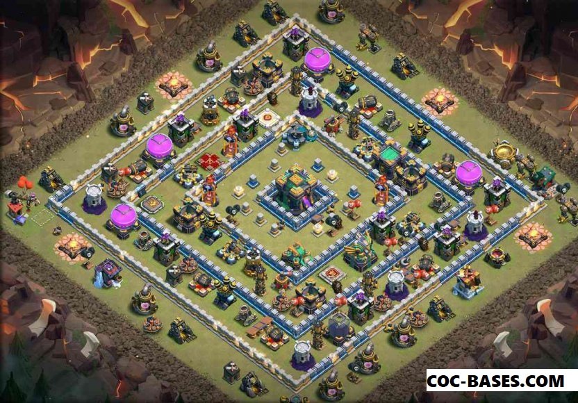 Top 105+coc th14 war base anti 1 star 2023 coc th14 war base
