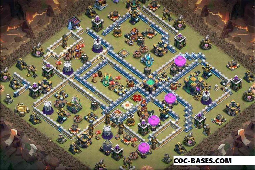 Top 105+coc th14 war base anti 1 star 2023 coc th14 war base