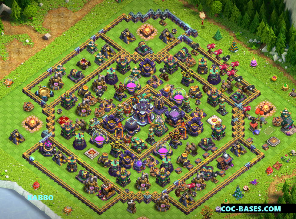 Town Hall 15 farming bases