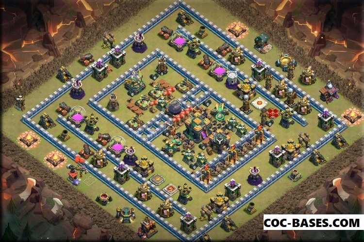 Top 105+coc th14 war base anti 1 star 2023 coc th14 war base
