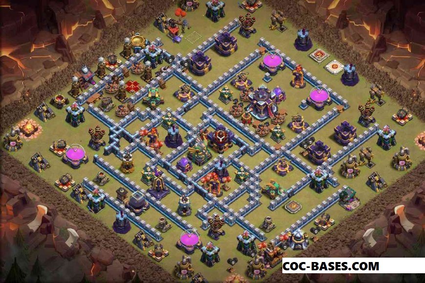 Best 30+ COC th15 war base anti 2 star 2023 38