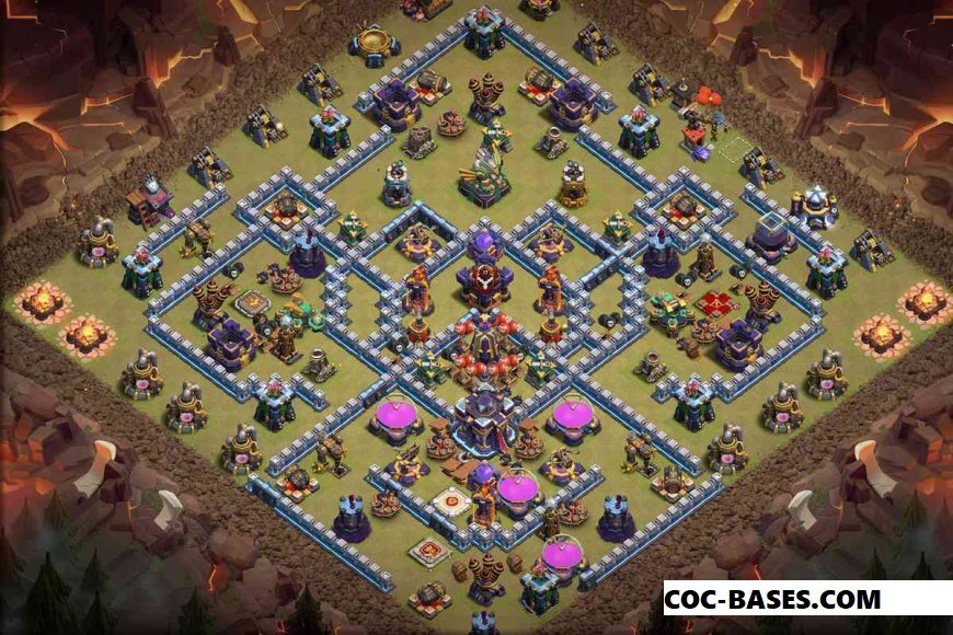 Best 30+ COC th15 war base anti 2 star 2023 41