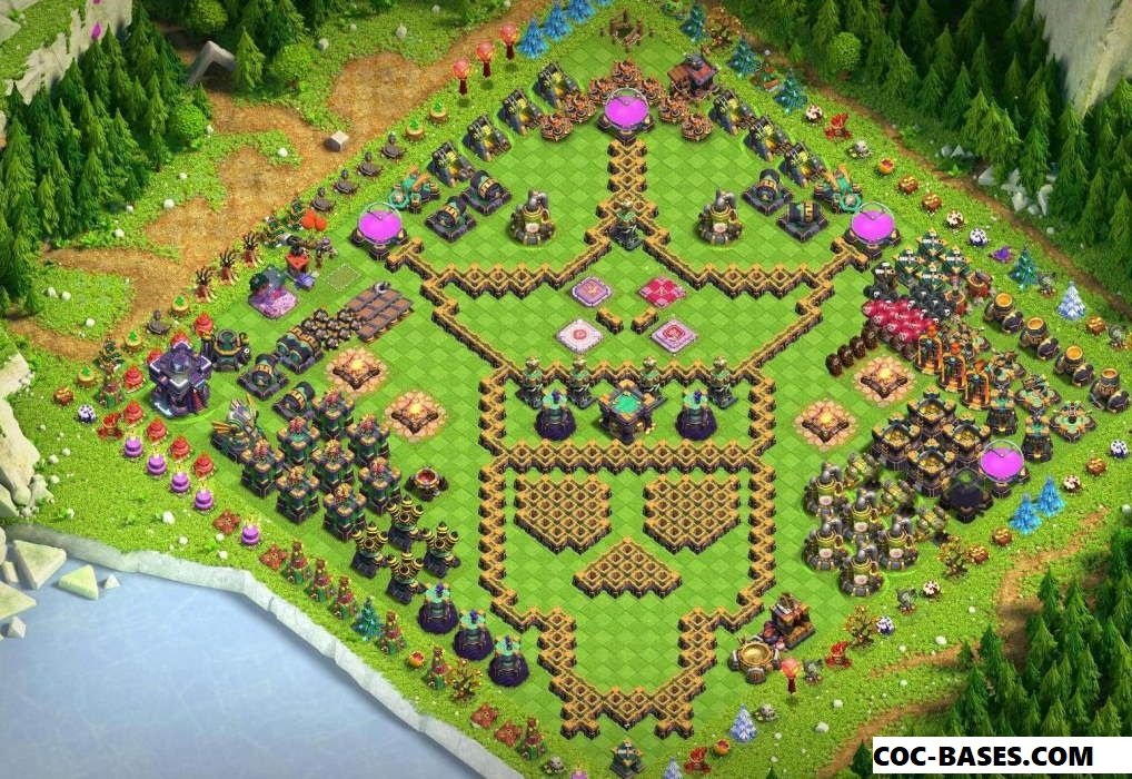 coc th 15 funny base