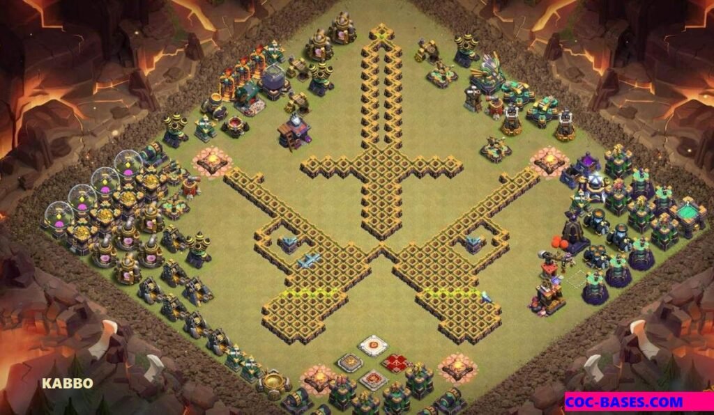 coc th 15 funny base