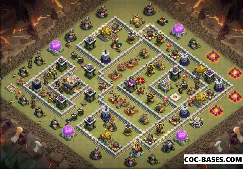 COC TH11 War Base