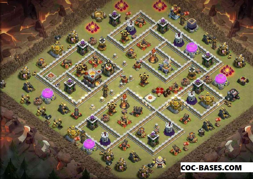 COC TH11 War Base