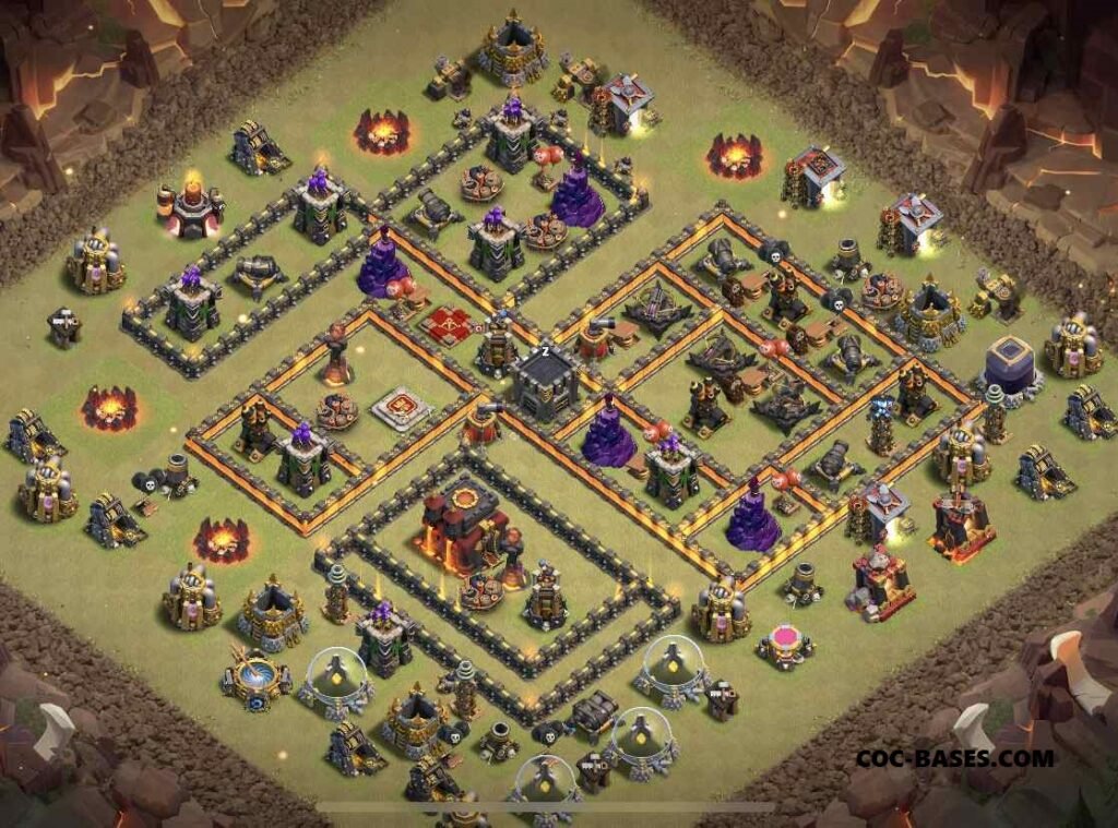 COC TH10 war update bases