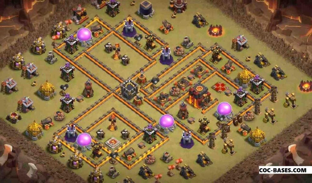 COC TH10 war update bases