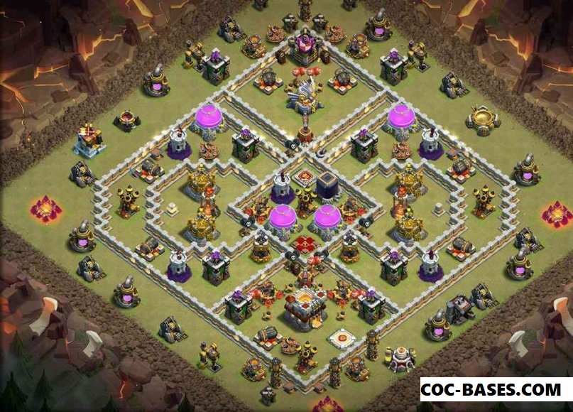 COC TH11 War Base