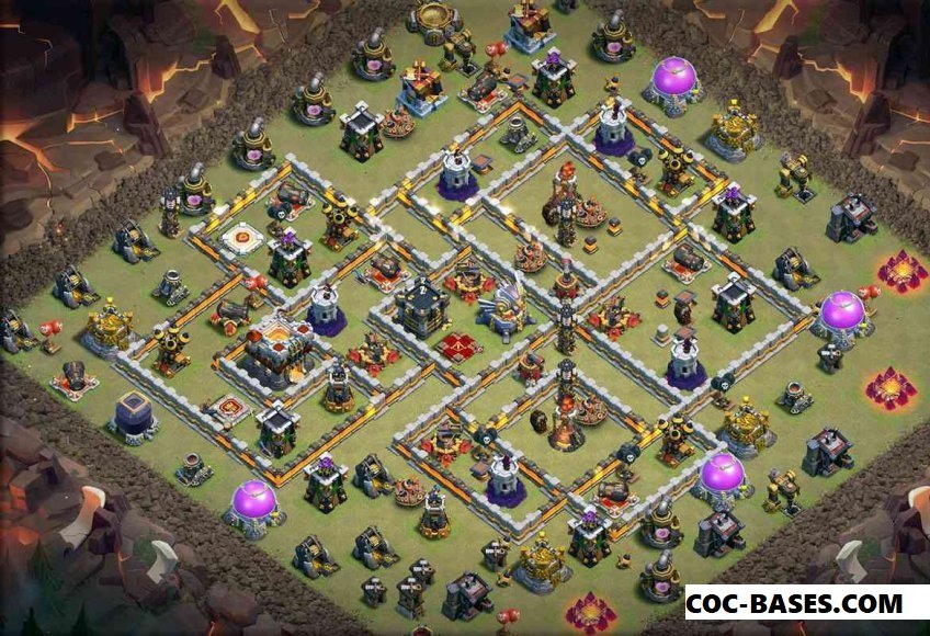 COC TH11 War Base