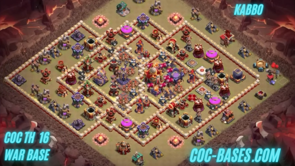 Coc TH16 War Bases