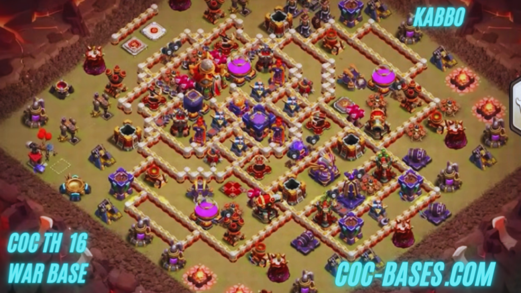 Coc TH16 War Bases