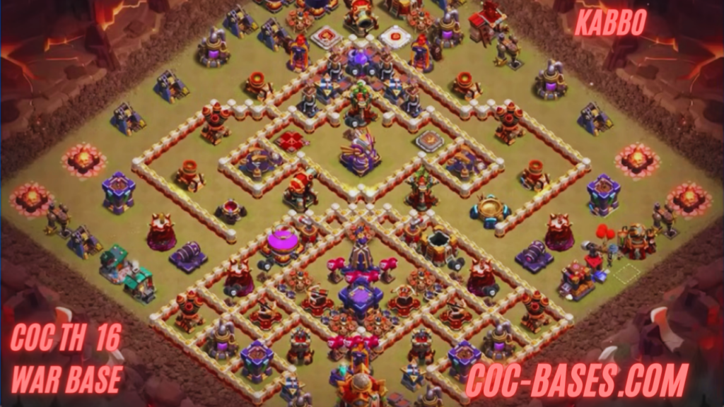 Coc TH16 War Bases