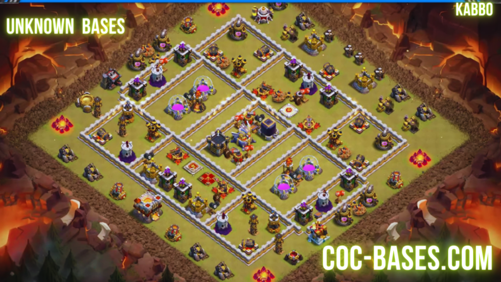 COC TH 11 War Base
