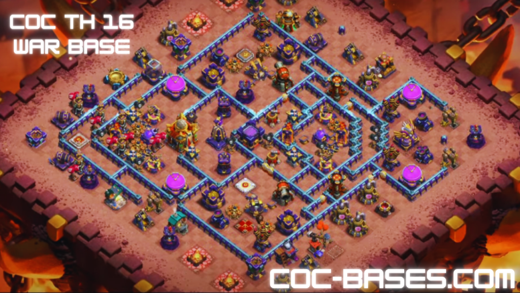 Coc TH16 War Bases