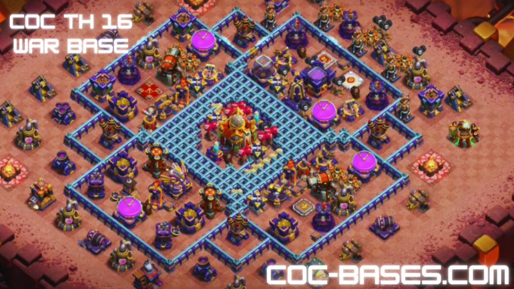 Coc TH16 War Bases