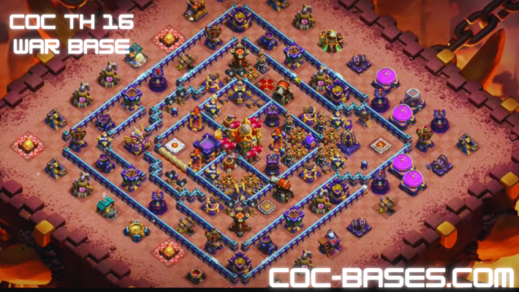 Coc TH16 War Bases