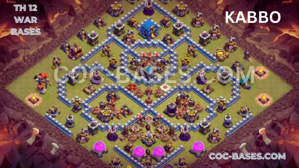 Top 25+ COC TH12 War Bases Links | Best TH12 War Base Links 2024 | Anti 2 Star COC TH12 War Bases
