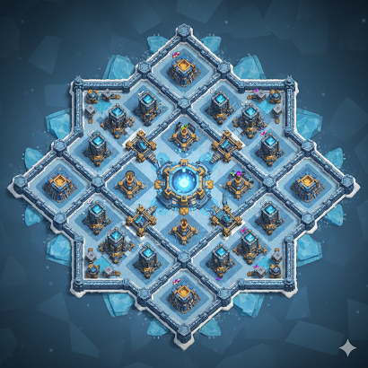 Best TH13 COC base layouts 3