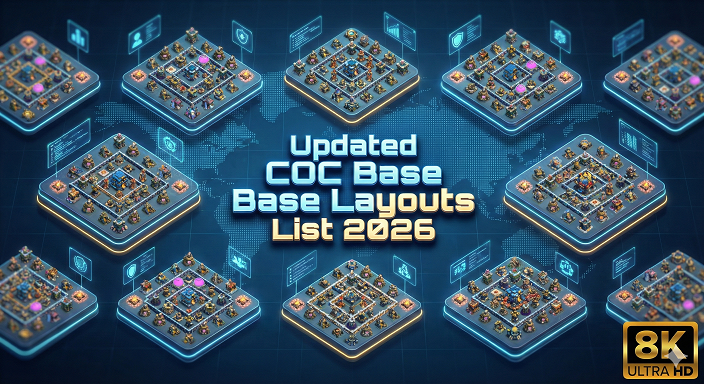 Updated coc base layouts list 2026